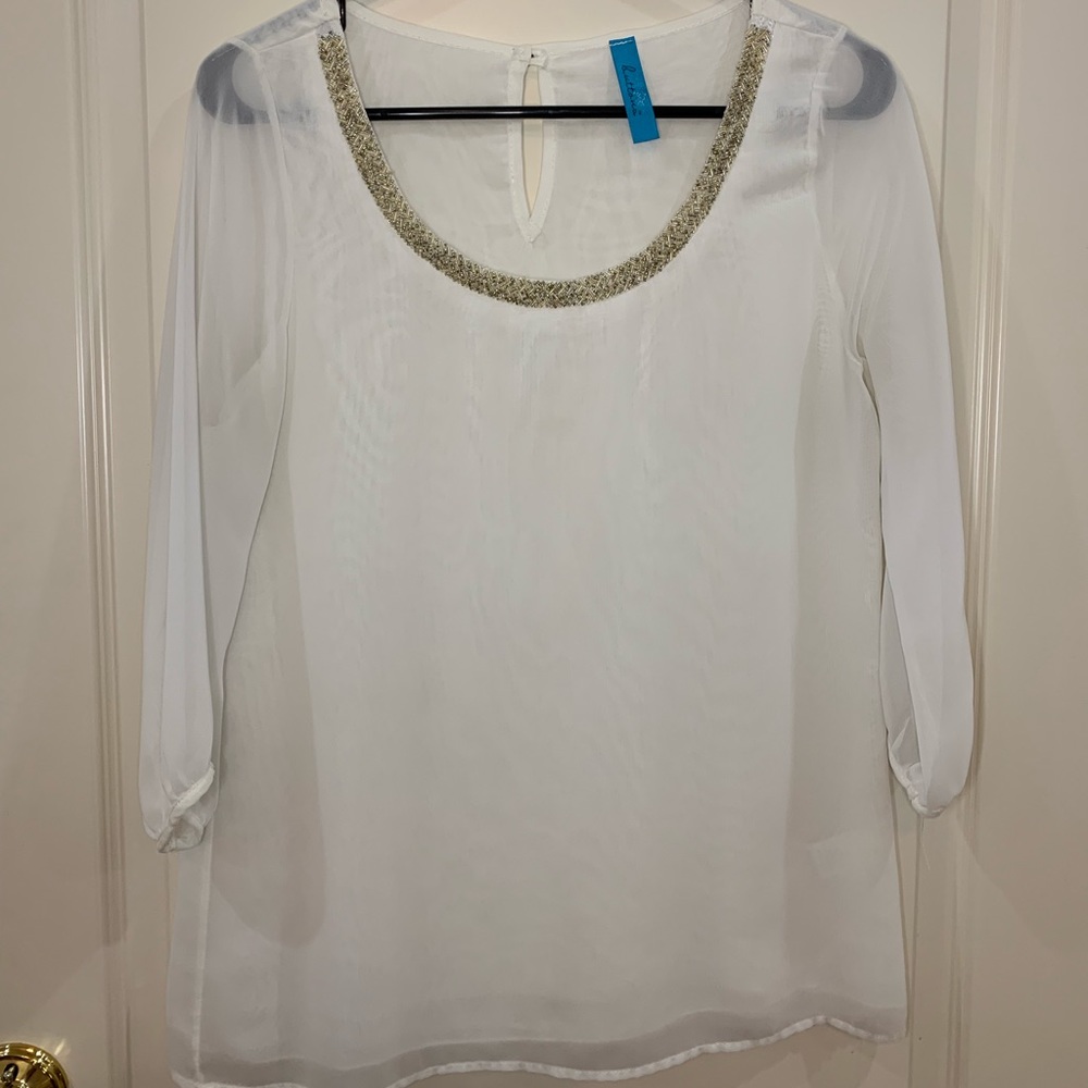 Francesca’s White Blouse